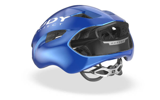  Bike Helmet Rudy Project NYTRON BLUE METAL (SHINY) - BLACK (MATTE)