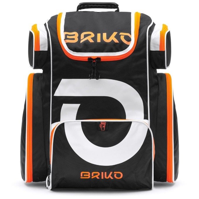 Batoh na lyžiarsku obuv BRIKO Backpack Ercole Black/White/Orange XL - 2021/22