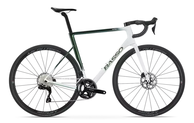 Cestny Bicykel Basso Astra 105 Di2 Pop Green/Microtech Mr Lite - 2023