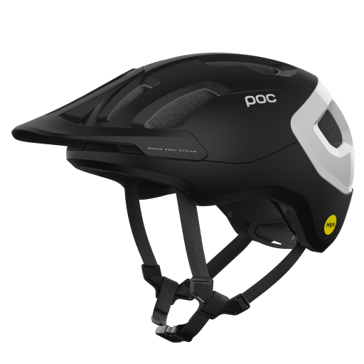 Cyklistická prilba POC Axion Race MIPS Uranium Black Matt/Hydrogen White