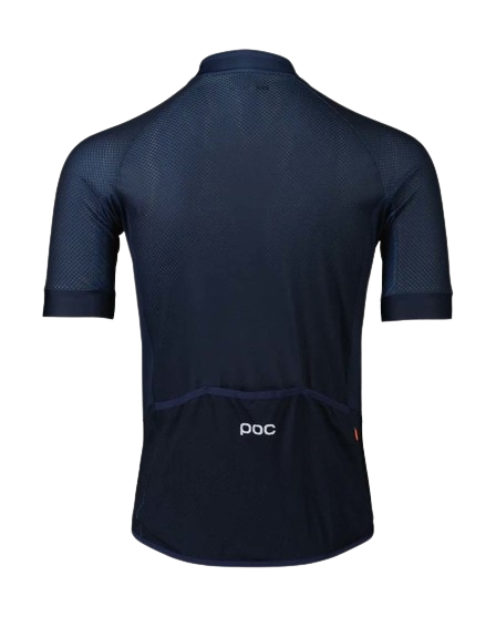 Cyklistický dres POC M's Essential Road Logo Jersey  Calcite Blue/Dark Calcite Blue - 2024