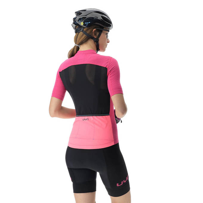 Cyklistický dres UYN Lady Biking Lightspeed Fuxia/Black -2023