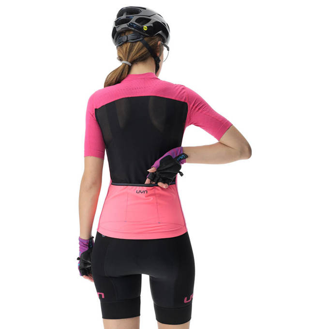 Cyklistický dres UYN Lady Biking Lightspeed Fuxia/Black -2023