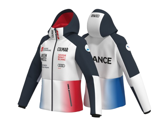 Dámska lyžiarska bunda Colmar Replica Ski Jacket White/Black/Blue/Red - 2024/25