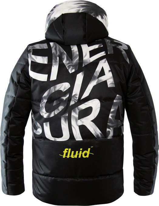 Lyžiarska bunda ENERGIAPURA Fluid Jacket Fluid Black - 2022/23