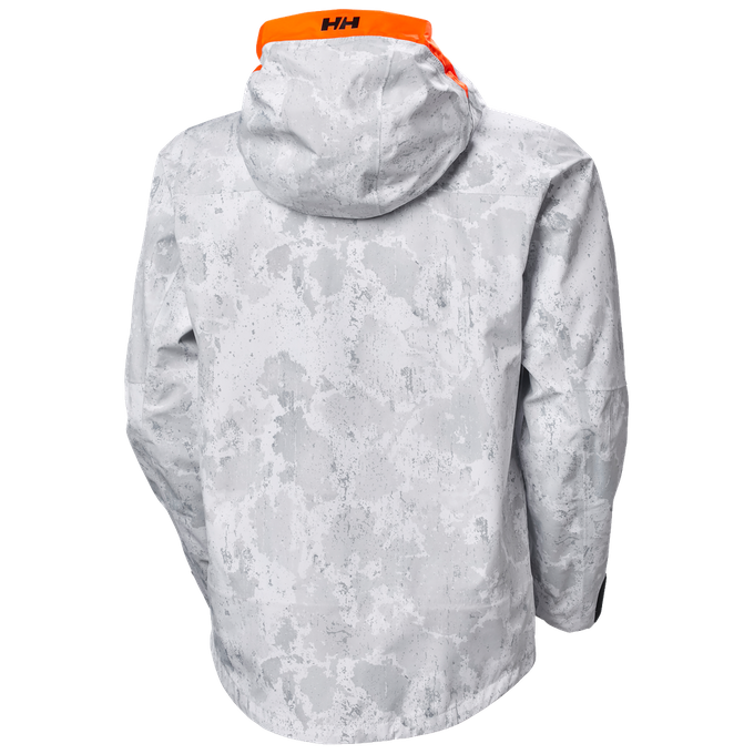 Lyžiarska bunda Helly Hansen Sogn Shell 2.0 Jacket Grey Fog Snow Camo Aop - 2024/25 