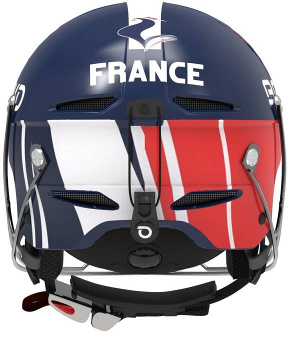 Lyžiarska helma Briko Slalom EPP France Shiny Tangaroa Blue/White - 2023/24