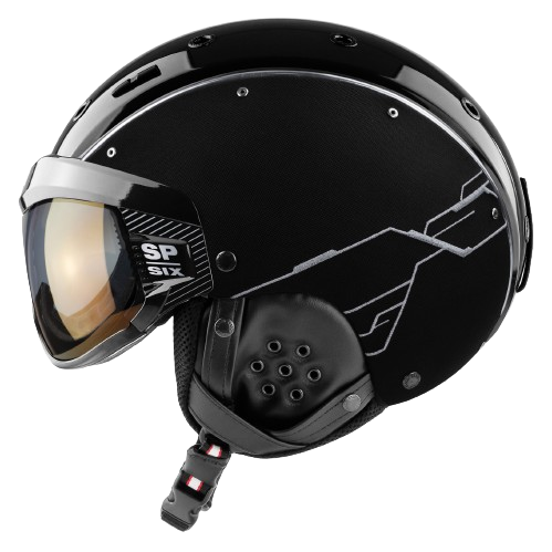 Lyžiarska helma Casco SP-6 Limited Circuit Black Silver - 2024/25