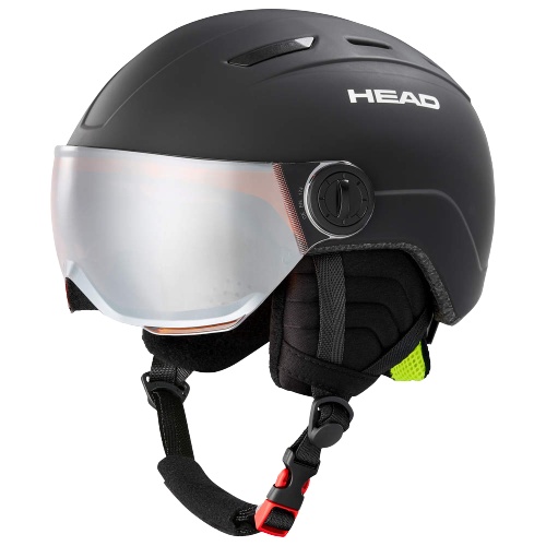 Lyžiarska helma HEAD Mojo Visor Black - 2024/25