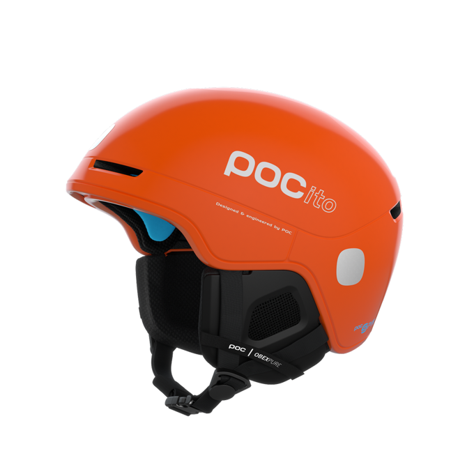 Lyžiarska helma POC Pocito Obex Spin Fluorescent Orange - 2020/21