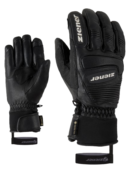 Lyžiarske Rukavice Ziener Guard GTX + Gore Grip PR Glove Ski Alpine Black - 2024/25