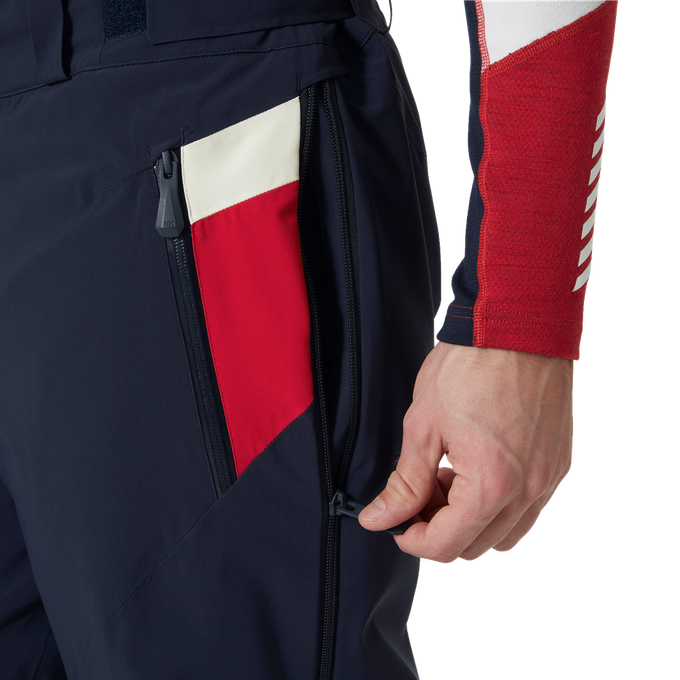 Lyžiarske nohavice Helly Hansen Kvitfjell Race Zipp Off Pants Navy NSF - 2024/25