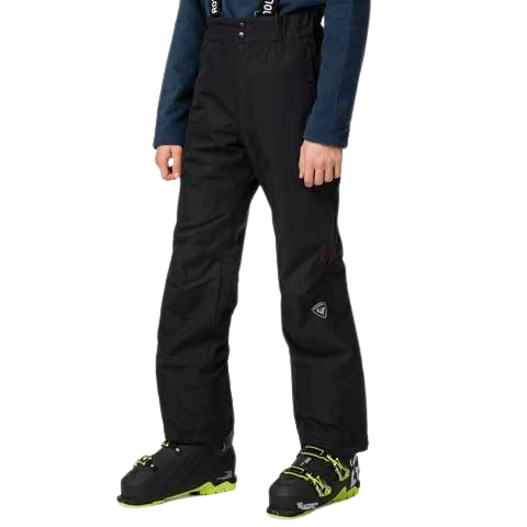 Lyžiarske nohavice ROSSIGNOL Boy Zip Pant Black - 2022/23