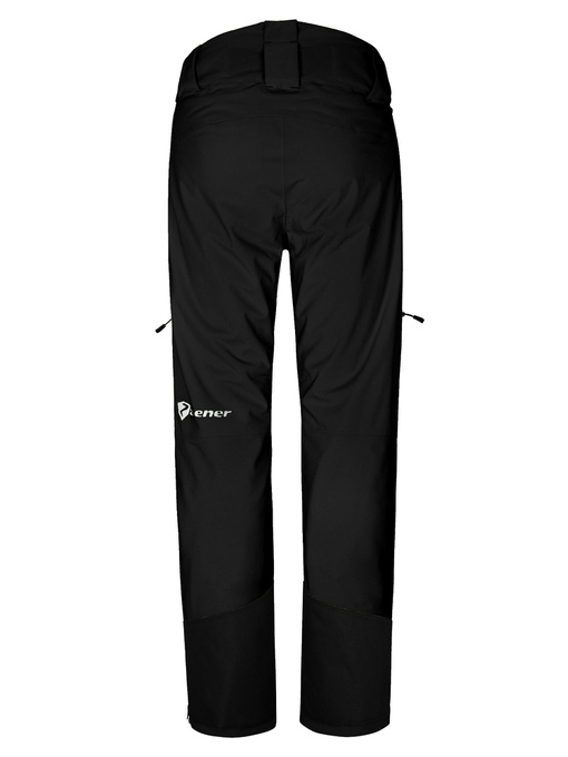 Lyžiarske nohavice ZIENER Temmo Full-Zip Man Black - 2022/23