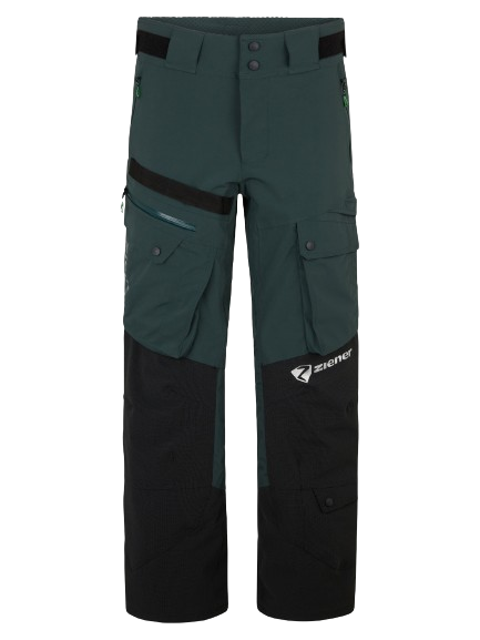 Lyžiarske nohavice Ziener RCE Coach Unisex Pants Dark Jungle - 2024/25