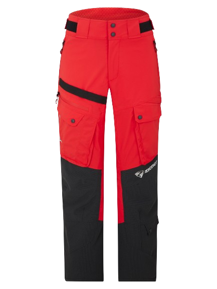 Lyžiarske nohavice Ziener RCE Coach Unisex Pants Red - 2024/25