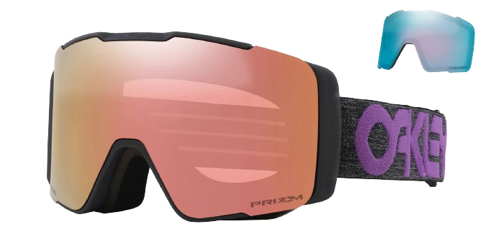 Lyžiarske okuliare Oakley Line Miner Pro M Su Yiming Signature Prizm Rose Gold + náhradné zorníky Prizm Sapphi - 2024/25