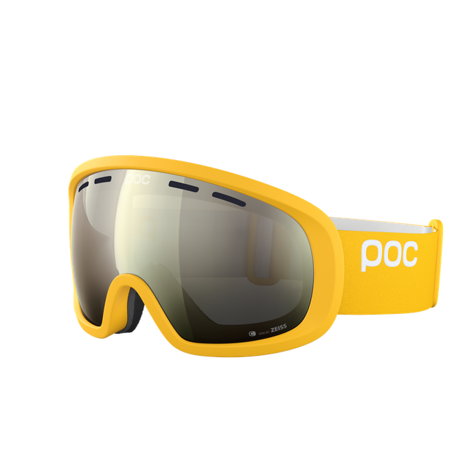 Lyžiarske okuliare POC Fovea Mid Sulphite Yellow/Partly Sunny Ivory - 2023/24