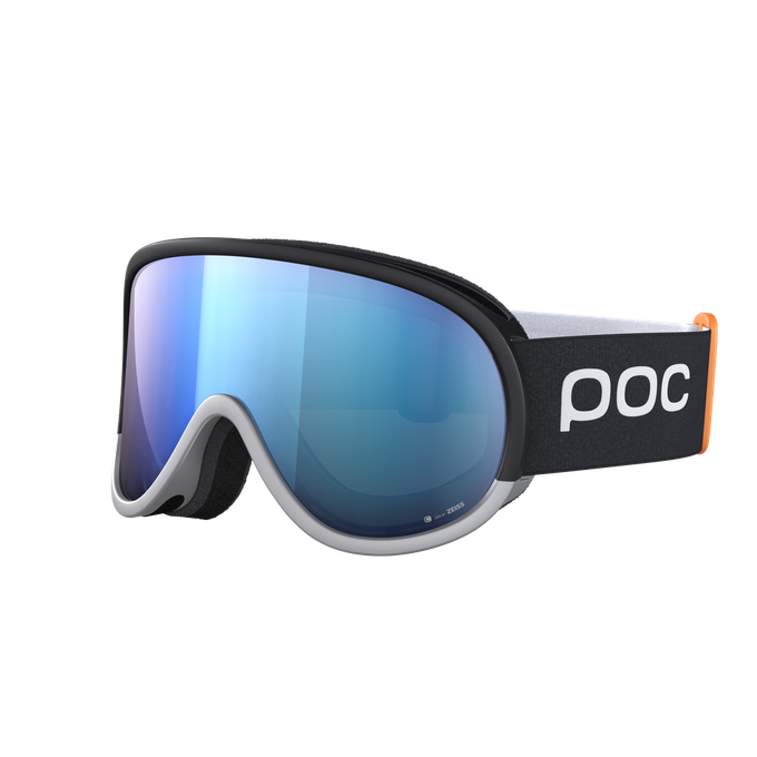 Lyžiarske okuliare POC Retina Mid Race Uranium Black/Argentite Silver/Partly Sunny Blue - 2023/24