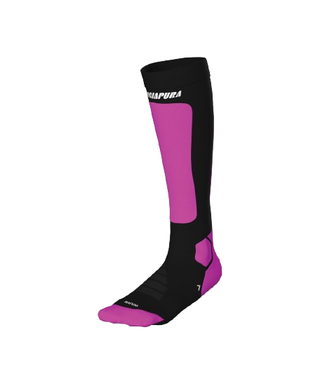 Lyžiarske ponožky Energiapura Heat Merino Socks FluoTurquise/Black - 2024/25