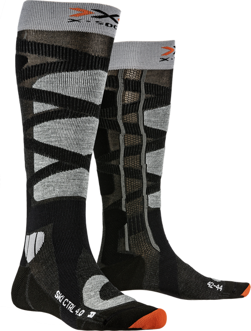 Lyžiarske ponožky X-Socks Ski Control 4.0 Anthracite Melange/Stone Grey Melange - 2024/25