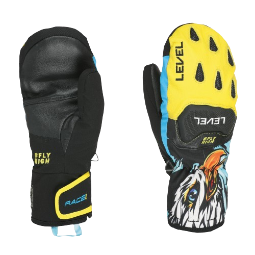 Lyžiarske rukavice Level Race Replica Mitt Yellow-Blue - 2024/25