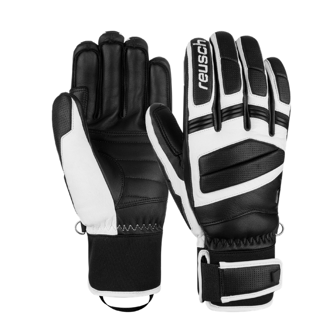 Lyžiarske rukavice Reusch Master Pro Black/White - 2024/25