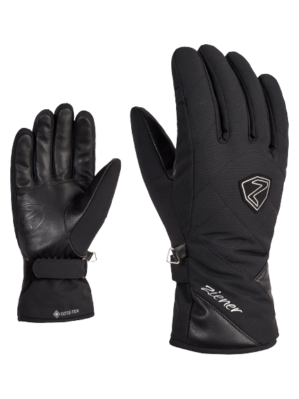 Lyžiarske rukavice Ziener Kamea GTX Lady Glove Black - 2024/25