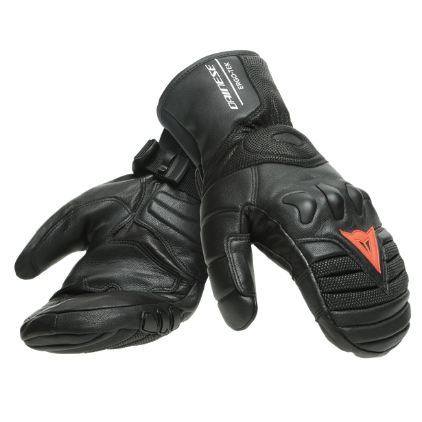 Lyžiarske rukaviceDAINESE HP Ergotek PRO Mitten Gloves Stretch Limo/High Risk Red - 2024/25