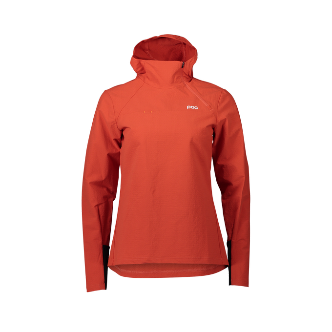 Mikina POC W's Mantle Thermal Hoodie Agate Red - 2022