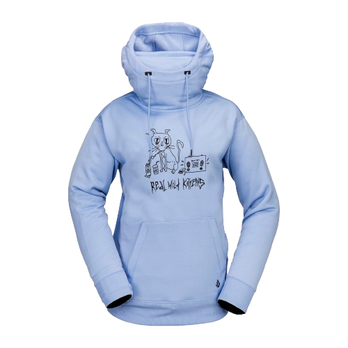 Mikina s kapucňou Volcom Hydro Riding Hoodie Crystal Blue - 2024/25