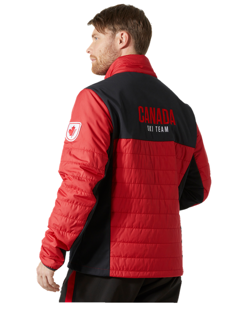 Páperová bunda Helly Hansen World Cup Insulator Jacket Red - 2023/24