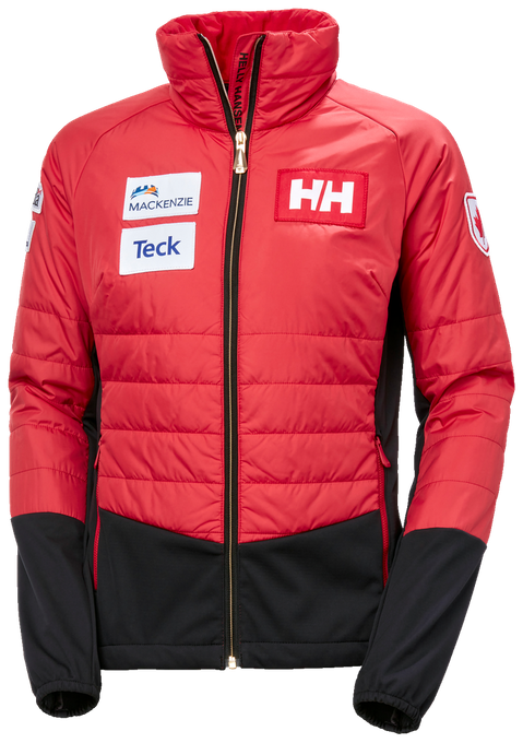 Páperová bunda Helly Hansen World Cup Insulator Jacket Red - 2023/24