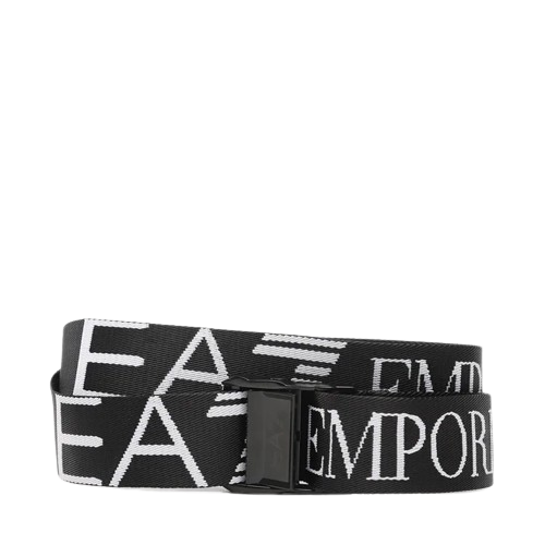 Pásik Emporio Armani Black/White Logo