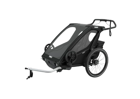 Príves na Bicykel Thule Chariot Sport 2-seat Multisport Bike Trailer Midnight Black - 2024