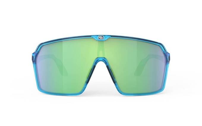 Sunglasses Rudy Project SPINSHIELD CRYSTAL AZUR - Multilaser Green