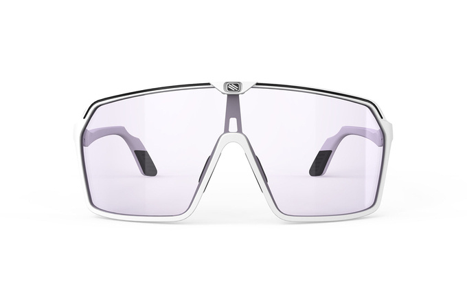 Sunglasses Rudy Project SPINSHIELD WHITE MATTE - Impactx™ Photochromic 2 Laser Purple