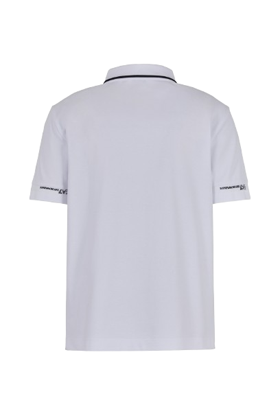 Tričko Emporio Armani Man Jersey Polo White