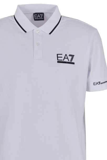 Tričko Emporio Armani Man Jersey Polo White