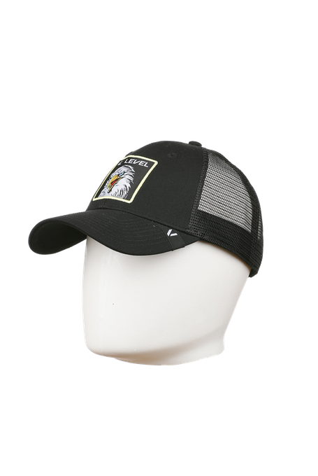 Viečko Level Cap Mesh Eagle Black - 2023/24