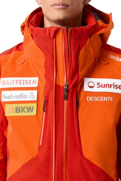 Zateplená bunda Descente Swiss/Insulated Jacket Momiji Orange - 2023/24