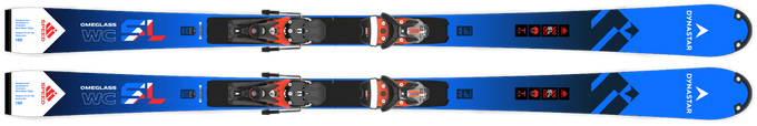 Zjazdové lyže Dynastar Speed Omeglass FIS SL Factory 157 R22 + Spx 12 Rockerace GW Hot Red - 2024/25