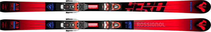 Zjazdové lyže Rossignol Hero Athlete GS Pro + Spx 10 GW B73 Hot Red - 2023/24