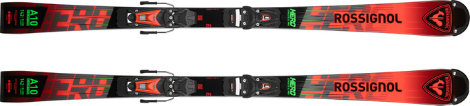 Zjazdové lyže Rossignol Hero Athlete SL Pro + NX 7 GW Lifter Black Hot Red - 2024/25