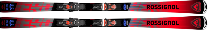 Zjazdové lyže Rossignol Hero Elite LT TI + Spx 14 Konect GW B80 Black Hot Red - 2024/25