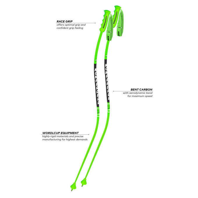 Zjazdové palice Komperdell Nationalteam Carbon Super-G - 2024/25