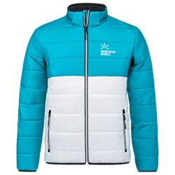 Izolační bunda HEAD Race Kinetic Jacket Junior Blue/White - 2024/25