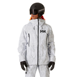 Lyžiarska bunda Helly Hansen Sogn Shell 2.0 Jacket Grey Fog Snow Camo Aop - 2024/25 