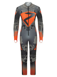 Lyžiarska kombinéza Ziener RCE Racesuit Black Foggy Print Orange Pop - 2024/25