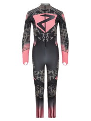 Lyžiarska kombinéza Ziener RCE Racesuit Black Foggy Print Pink Vanilla - 2024/25